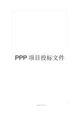 PPP项目投标文件.docx