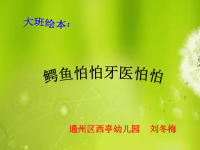 绘本故事：鳄鱼怕怕牙医怕怕.ppt