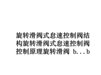 最新旋转滑阀式怠速控制阀结构旋转滑阀式怠速控制阀控制原理旋转滑阀 b...b课件PPT.ppt