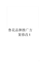 鲁花品牌推广方案修改t.docx