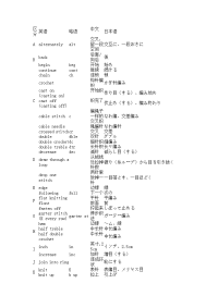 编织英汉日术语对译