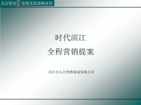 时代滨江房地产小区推广方案.pptx