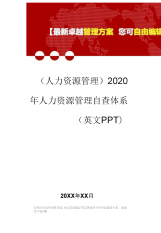 (人力资源)自查体系(英文PPT).docx