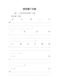 软件推广方案.docx