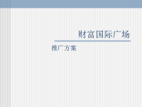 财富国际广场推广方案.pptx