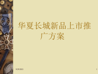 华夏长城新品上市推广方案-125P.pptx