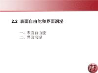 表面自由能和界面润湿-演讲PPT.pptx
