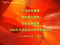 CCTV-5体育频道XXXX年招商推广方案.pptx