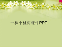 一棵小桃树课件PPT完整版.ppt