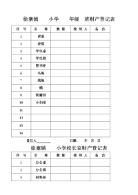 学校财产登记表(2)