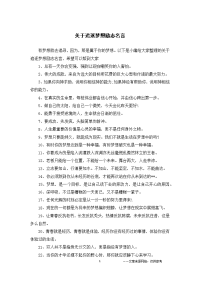 关于追逐梦想励志名言