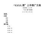 “酒”上市推广方案