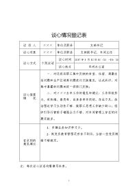 05谈心情况登记表(党支部书记×××18人)