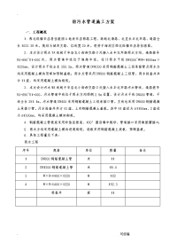 雨水污水管道施工组织设计工艺设计