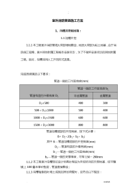 小区室外消防管道施工组织设计