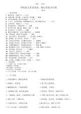 【语文】小学语文谚语、歇后语复习归类