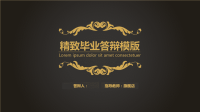 高端毕业论文精选答辩PPT (445)