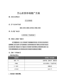 万山农贸市场推广方案