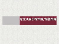 山西太原寇庄项目推售策略及营销推广方案