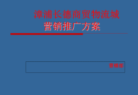 福建漳浦长德商贸物流城营销推广方案