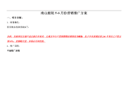 西安南山庭院别墅项目5-6月份营销推广方案