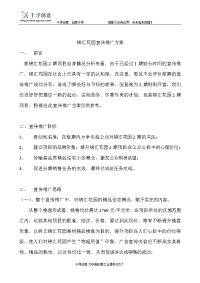 《商业计划书可行性报告模板》锦汇花园宣传推广方案