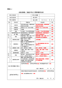 农村饮水工程质量评定表格