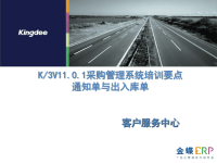 采购系统通知单与出入库单概述