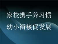 实小幼儿园家长会发言PPT课件
