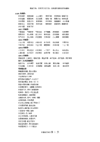 小升初语文成语歇后语大全