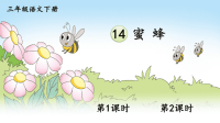 部编版三年级语文下册第14课《蜜蜂》优质课件【最新】