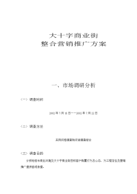大十字商业街整合营销推广方案DOC46