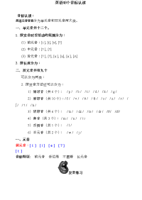 英语音标认读