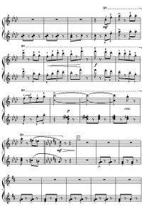 钢琴曲 五线谱-（俄）普罗科菲耶夫舞剧“罗蜜欧与朱丽叶”中的场景（四手联弹之1）_3