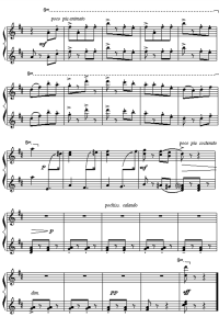 钢琴曲 五线谱-（俄）普罗科菲耶夫舞剧“罗蜜欧与朱丽叶”中的场景（四手联弹之1）_4